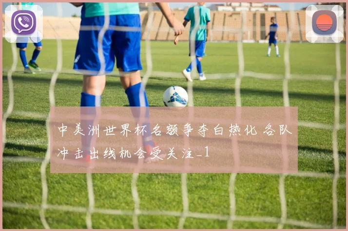 中美洲世界杯名额争夺白热化 各队冲击出线机会受关注_1
